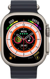 Relógio SmartWatch IWO16 Com tela de 2.10 Polegadas 49mm Modelo 2025 na Cor (PRETO)
