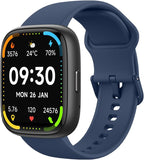 Bettdow SmartWatch, relogio smartwatch com Ecrã tátil e Alexa, à prova d'água IP68, relogio smartwatch feminino e masculino, com modo esportivo e recebimento de notificações (azul)