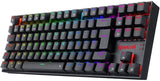 TECLADO MECANICO KUMARA PRO RGB WIRELESS E BLUETOOTH PRETO SWITCH BLUE