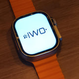 Relógio SmartWatch IWO16 Com tela de 2.10 Polegadas 49mm Modelo 2025 na Cor (PRETO)