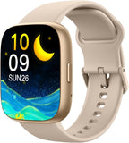 SmartWatch, relogio smartwatch com Ecrã tátil e Alexa, à prova d'água IP68, relogio smartwatch feminino e masculino, com modo esportivo e recebimento de notificações (rosa)