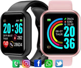 Relogio Inteligente Smartwatch D20 Bluetooth IOS e Android (Rosa)