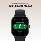 2024 Amazfit GTS 4 Mini New relógio inteligente, relógio esportivo com 150+ modos esportivos, GPS, 5 ATM impermeável, Alexa embutido (preto)