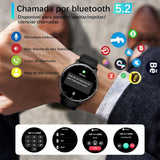 PEJE Smartwatch 1,39” （Atender/Fazer Chamadas）, à prova d'água IP67, recebe notificações, mais de 120 modos esportivos, compatível com telefones Android e iPhone preto (Rose)