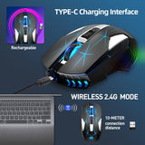 Moniss L99 2.4G Sem Fio Recarregável Teclado Mouse Combo 96 Teclas RGB Membrana Teclado Colorido Retroiluminação Conjunto de Mouse para Jogos