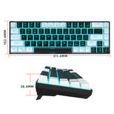 Teclado Mecânico e Ergonômico Com LED